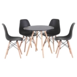 Bộ bàn tròn Eiffel 60 cm 4 ghế Eames
