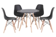 Bộ bàn tròn Eiffel 60 cm 4 ghế Eames